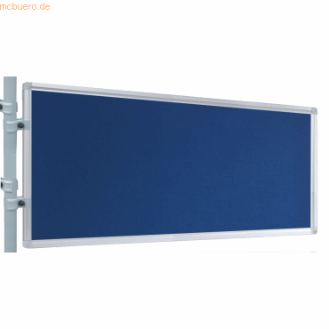 Präsentations-Stellwand 60x120 cm blau/Filz
