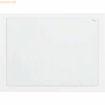 Glasmagnetboard 180x120cm weiß