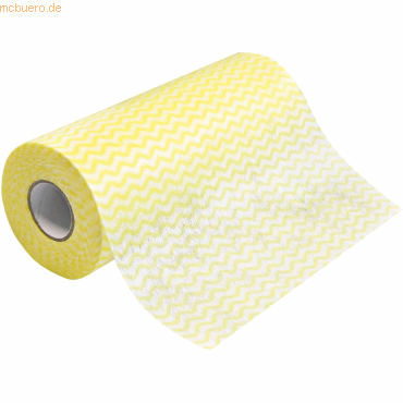 Spül- und Reinigungstuch Eco Rolle 20x40cm gelb-weiß