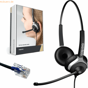 Headset 2-Ohr kompatibel für Cisco Telefone Anschlusskabel inklusive