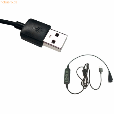 Headset-Anschlusskabel USB geeignet für PC und Mac