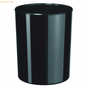 Papierkorb i-Line 20 Liter schwarz