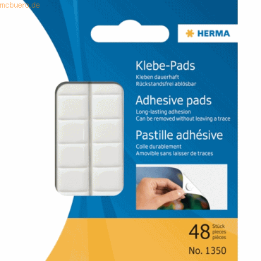Klebepads weiß VE=15 Stück