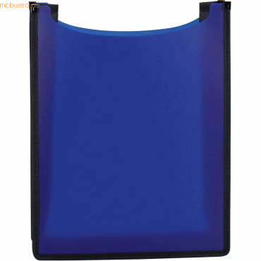 Heftbox Flexi A4 transluzent dunkelblau