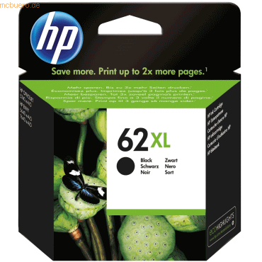 Tintenpatrone HP C2P05AE Nr. 62XL schwarz