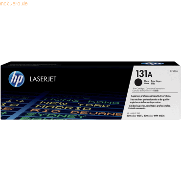 Toner HP 131A LaserJet CF210A schwarz