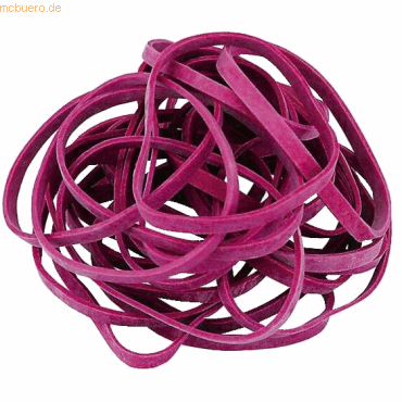 Gummibänder Flexibo 150x4mm 1kg rot