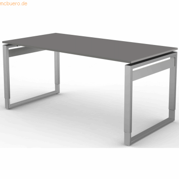 Schreibtisch StageOne Form 5 BxT 160x80cm grafit