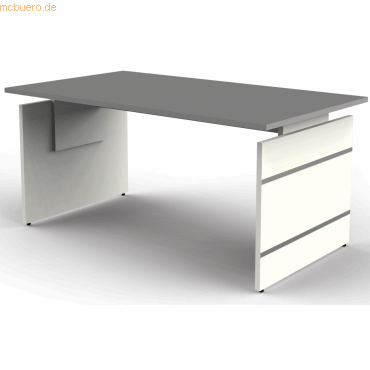 Schreibtisch StageOne Form 4 BxT 160x80cm grafit