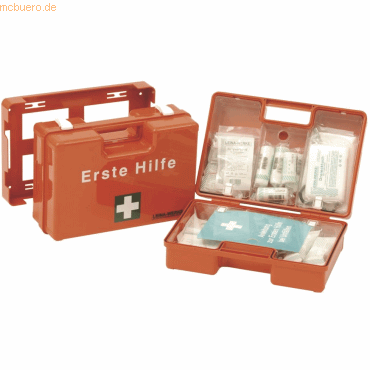 Erste-Hilfe-Koffer SAN mit Druck DIN 13157 orange