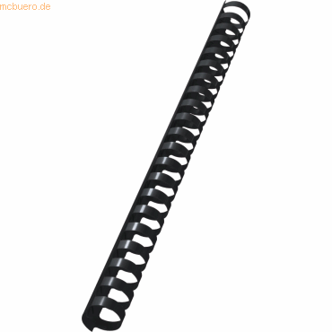 Plastikbinderücken A4 21 Ringe 19mm schwarz VE=100 Stück