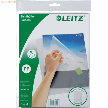 Sichthüllen A4 PP 130my geprägt VE=10 Stück