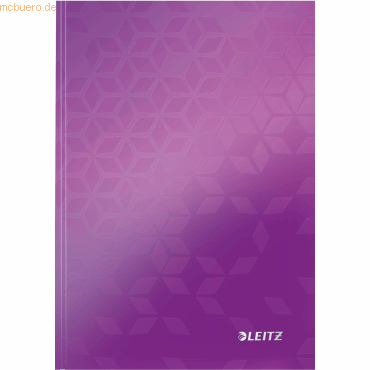 Notizbuch Wow A5 80 Blatt 90g/qm liniert violett