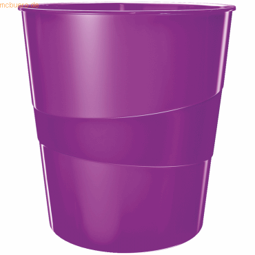 Papierkorb Wow 15l Polystyren violett