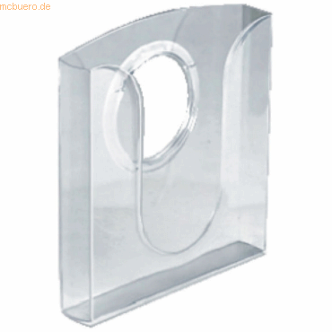 Prospektfach A4+ blau transparent