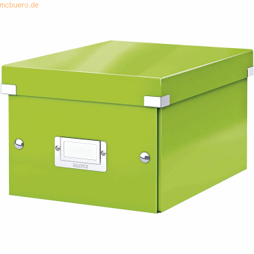 Ablagebox Click &amp; Store Wow A5 Graukarton grün