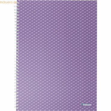 Collegeblock Colour'Breeze A4 kariert 80 Blatt lavendel