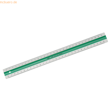 Lineal Super 30 cm mit Anti-Rutsch-Funktion grün