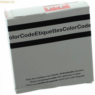 Color Buchstaben-Signale P (Farbsystem Leitz/Elba) rot VE=250 Stück