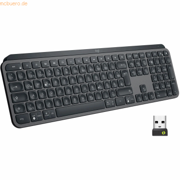 Tastatur MX Keys for Business Bluetooth QWERTZ deutsch graphit