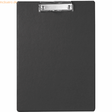 Schreibplatte A4 mit Folienüberzug schwarz