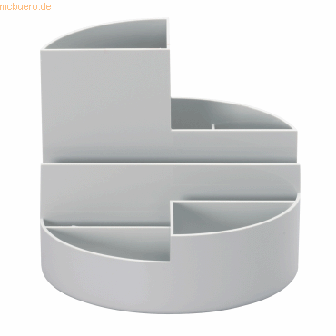 Rundbox Durchmesser 14cm Höhe 12,5cm grau