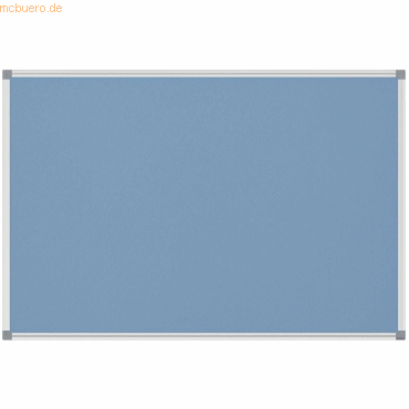 Pinnboard Maulstandard Textil 90x60 cm hellblau
