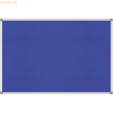 Pinnboard Maulstandard Textil 90x60 cm blau