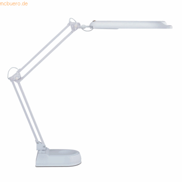 Schreibtischlampe Maulatlantic mit Standfuß weiß