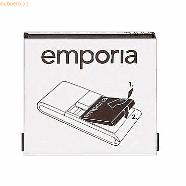Akku für Emporia AK-F220 Li-Ion 3,7 Volt 1000 mAh schwarz