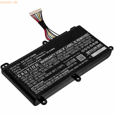 Akku für Acer Predator 15 G9-591-79K Li-Ion 14,8 Volt 5700 mAh schwarz