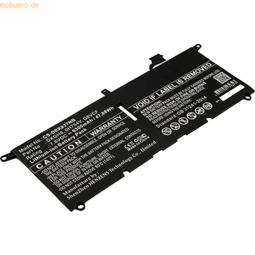 Akku für Dell XPS 13 (9370) Li-Ion 7,6 Volt 6300 mAh schwarz