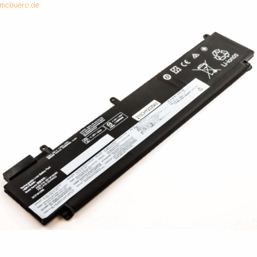 Akku für Lenovo ThinkPad T470s (20HF0000G Li-Pol 11,4 Volt 2000 mAh schwarz