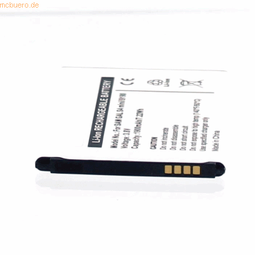 Akku für Samsung GT-I9190 Li-Ion 3,7 Volt 1900 mAh schwarz