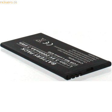 Akku für Microsoft Lumia 650 Li-Ion 3,8 Volt 2000 mAh schwarz