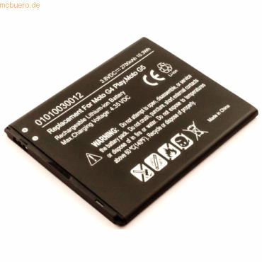 Akku für Motorola Moto G5 4G Li-Ion 3,8 Volt 2700 mAh schwarz