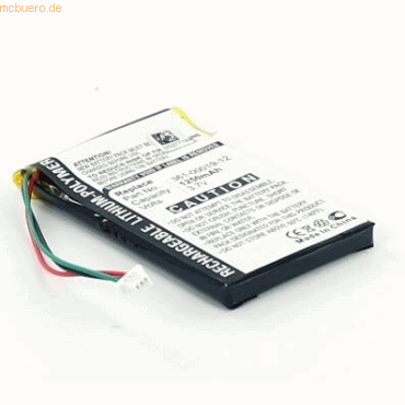 Akku für Garmin nüvi 1340T Pro Li-Pol 3,7 Volt 1250 mAh schwarz