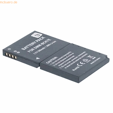 Akku für Panasonic LUMIX DMC-FS45 Li-Ion 3,7 Volt 600 mAh schwarz