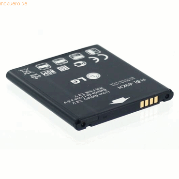Akku für LG Electronics BL-49KH Li-Ion 3,7 Volt 1830 mAh schwarz