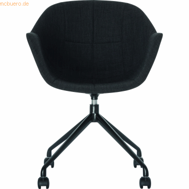 Stuhl Gant Kunststoff VE=2 Stück schwarz/anthrazit