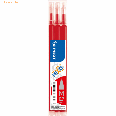 Tintenrollermine BLS-FR7-S3 0,4mm rot Set mit 3 Stück