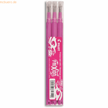 Tintenrollermine BLS-FR7-S3 0,4mm pink Set mit 3 Stück