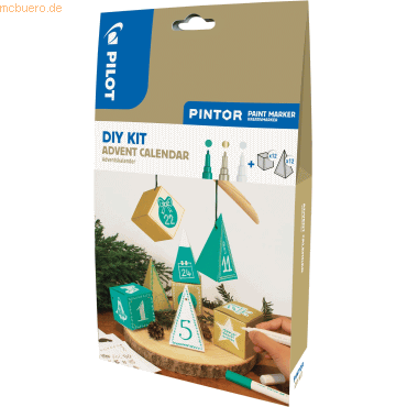 Adventskalender Pigmentmarker Pintor DIY-Set