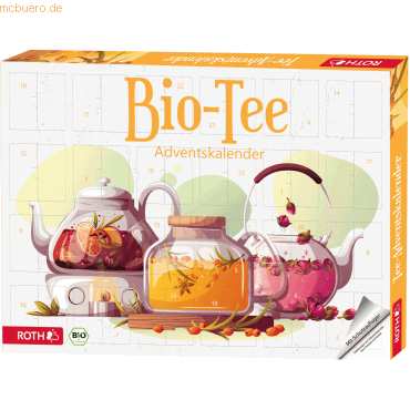 Adventskalender 'Bio-Tee-Adventskalender' bestückt