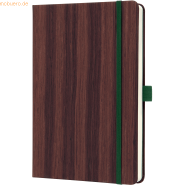 Notizbuch Conceptum Nature Edition A5 Hardcover Dot-Lineatur 194 Seiten dark wood