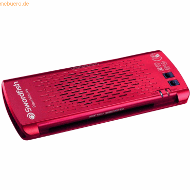 Laminierger&auml;t SuperSlim A4 4 Rollen rot