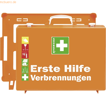 Erste Hilfe-Koffer MT-CD Brandverletzungen orange