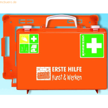 Erste-Hilfe-Koffer SN-CD 'Kunst & Werken' orange