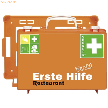 Erste-Hilfe-Koffer Direkt Restaurant orange