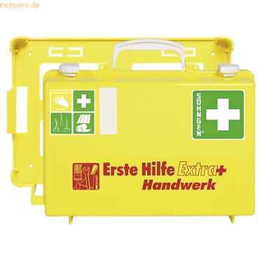 Erste-Hilfe-Koffer extra + Handwerk SN-CD gelb
